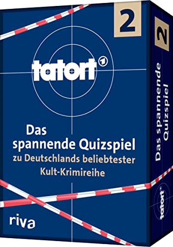 Tatort 2 – Das neue spannende Quizspiel zu Deutschlands beliebtester Kult-Krimireihe: Das perfekte Geschenk für alle Tatort-Fans im handlichen Kartenformat. Teste dein Fan-Wissen